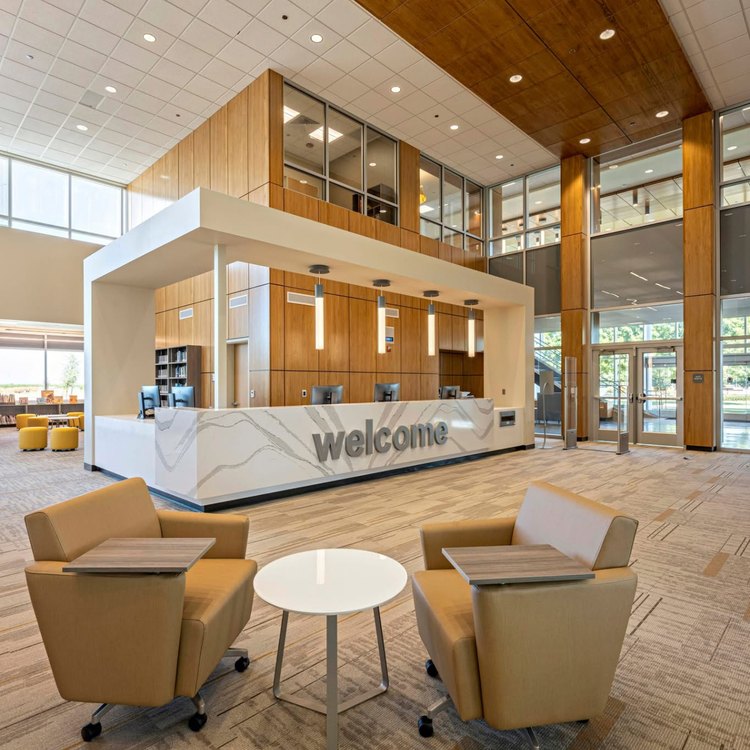 Commercial lobby interior